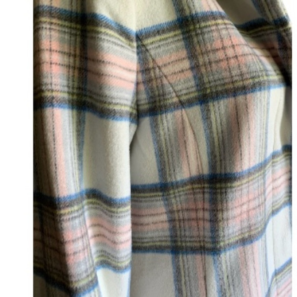 LANDSEND Women’s Tall Stand Collar Plaid Jacket - Picture 8 of 16